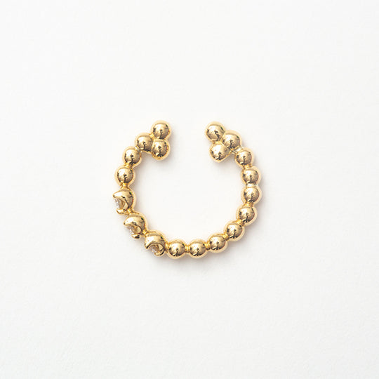 Three Dots Diamond Ear Cuff(Silver)/スリードットダイヤイヤーカフ(シルバー)