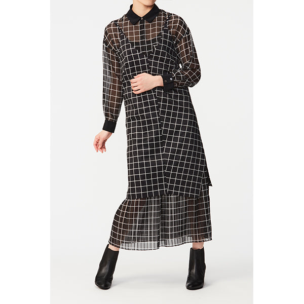 Sheer Chiffon Shirts/Inspired by ポリゴンウェイヴ