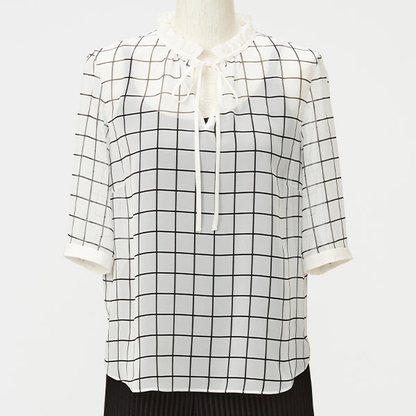 Sheer Chiffon Blouse/Inspired by ポリゴンウェイヴ