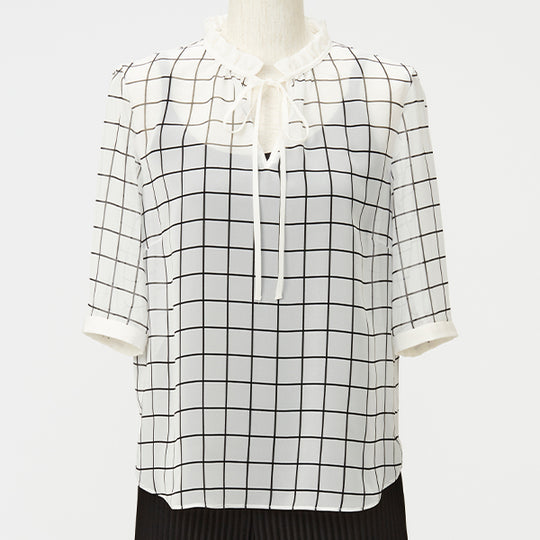 Sheer Chiffon Blouse/Inspired by ポリゴンウェイヴ