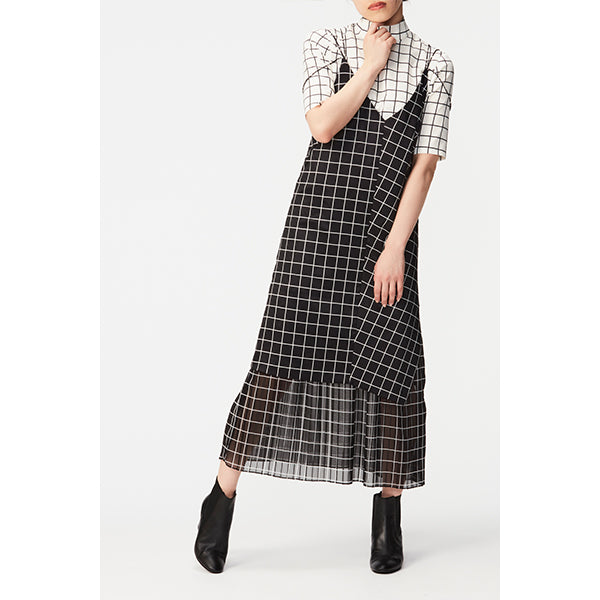 High Neck Blouse/Inspired by ポリゴンウェイヴ/Black