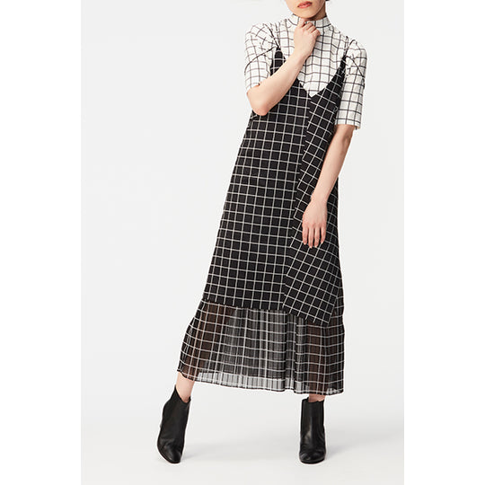 High Neck Blouse/Inspired by ポリゴンウェイヴ/Black