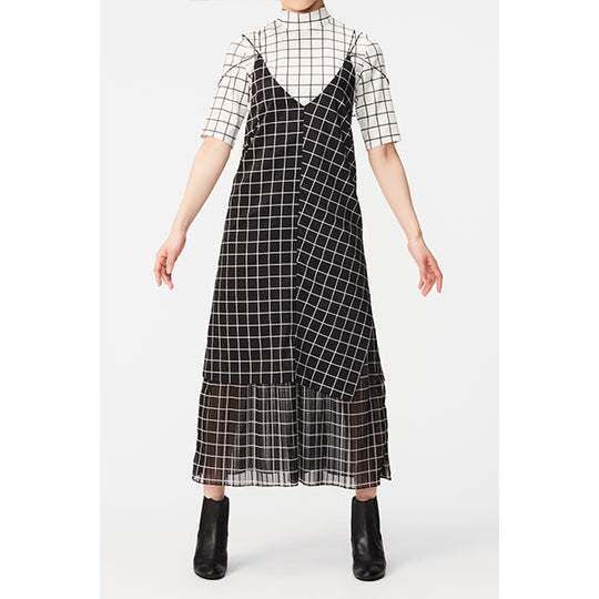 High Neck Blouse/Inspired by ポリゴンウェイヴ/Black