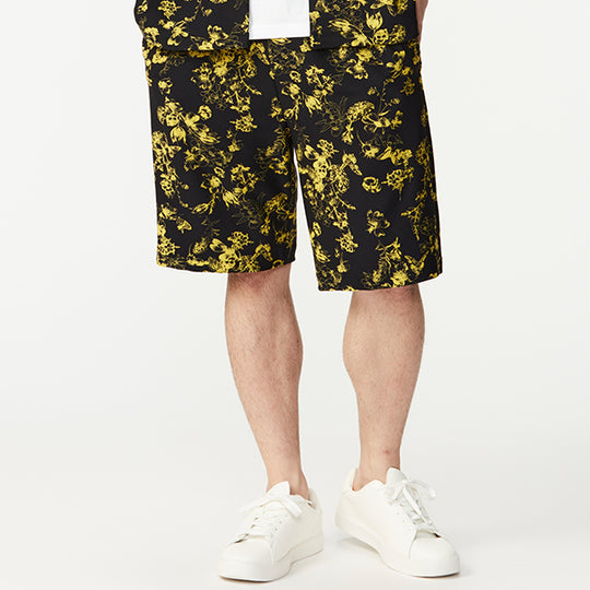 Half Pants/Inspired by  If you wanna/Navy×Yellow