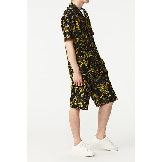 Half Pants/Inspired by  If you wanna/Navy×Yellow