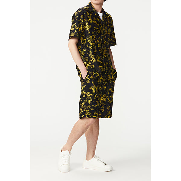Half Pants/Inspired by  If you wanna/Navy×Yellow