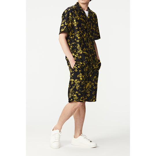 Half Pants/Inspired by  If you wanna/Navy×Yellow
