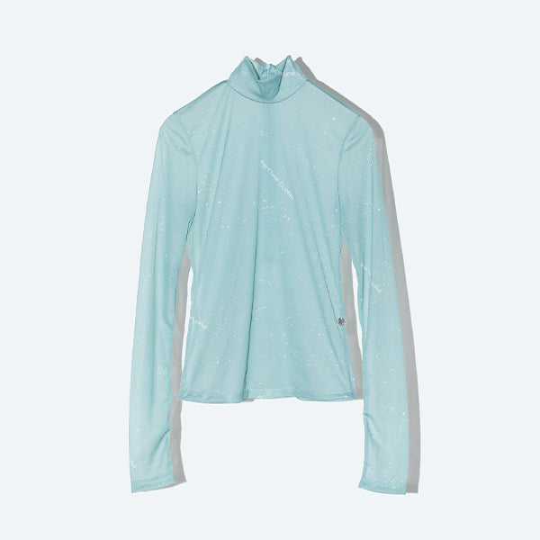 Sheer Print Tops Inspired by Moon / Lavender