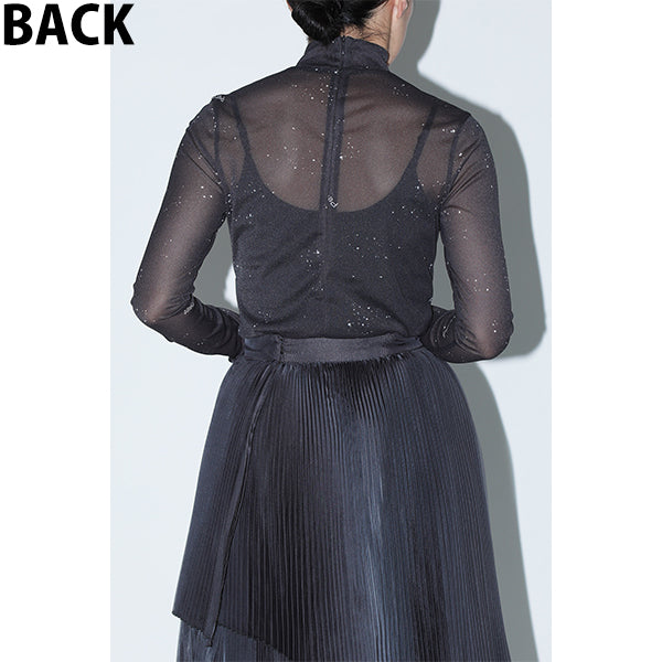 Sheer Print Tops Inspired by Moon / Lavender
