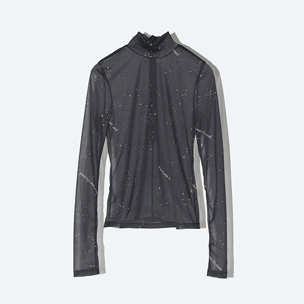 Sheer Print Tops Inspired by Moon / Blue