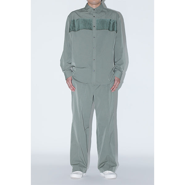 Pleats Shirts Inspired by Moon / Olive