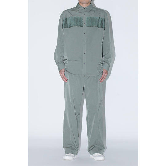 Pleats Shirts Inspired by Moon / Olive
