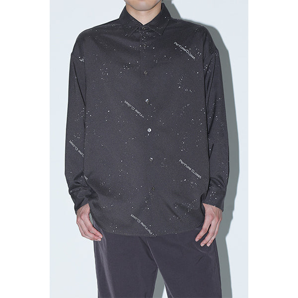 Print Shirts Inspired by Moon / Charcoal