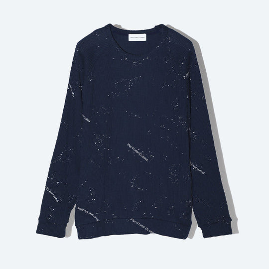 Thermal Print Tops Inspired by Moon / Navy