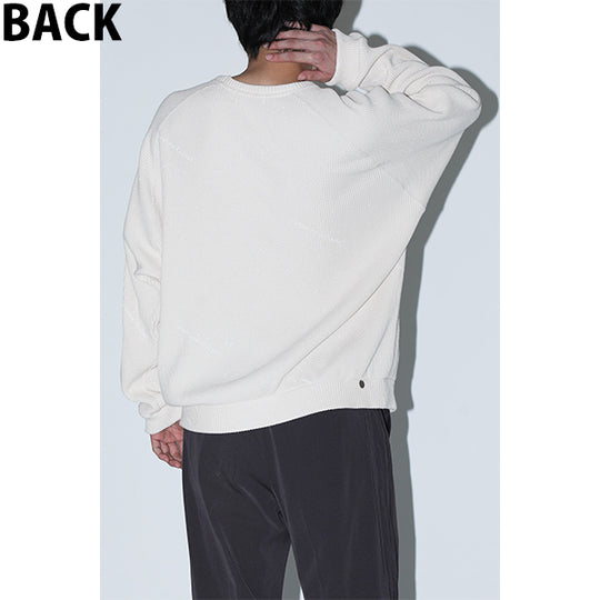 Thermal Print Tops Inspired by Moon / Off White