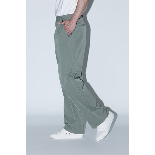 Side Pleats Pants Inspired by Moon / Charcoal