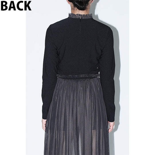 Layered Blouse Inspired by 無限未来 / Black