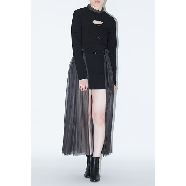 Layered Blouse Inspired by 無限未来 / Black