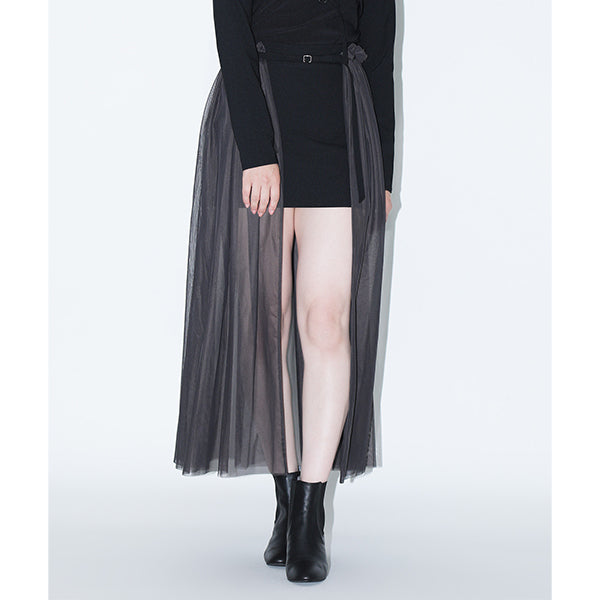 Layered Skirt Inspired by 無限未来 / Black