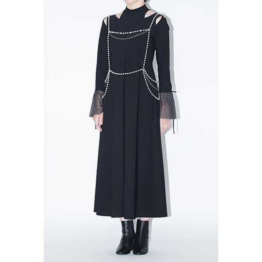 Cut Out Dress Inspired by 無限未来 / Black