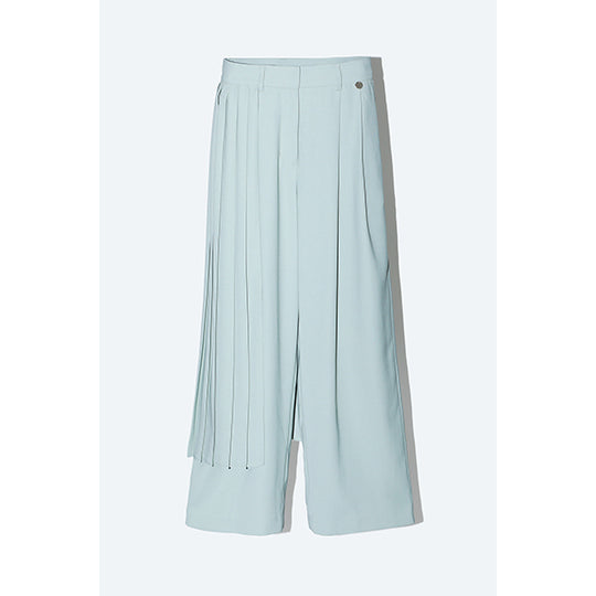 Layered Skirt Pants /Inspired by ネビュラロマンス /Green