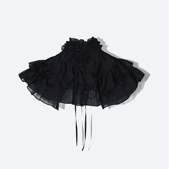 2way False Collar /Inspired by GISHIKI /Black