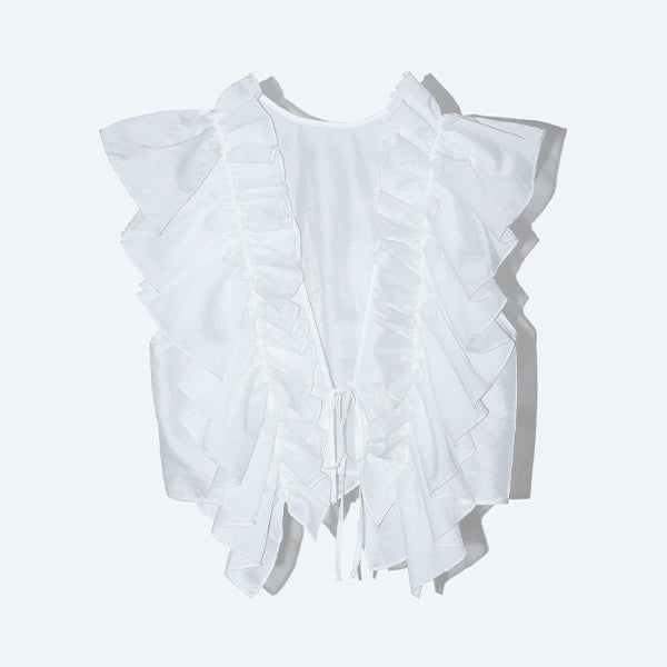 トップス Perfume closet 2way Vest GISHIKI /White 2way Vest /Inspired by GISHIKI /White – Perfume Closet