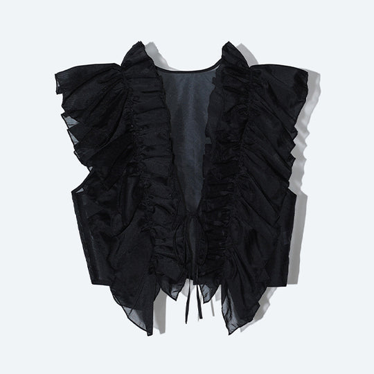 2way Vest /Inspired by GISHIKI /Black