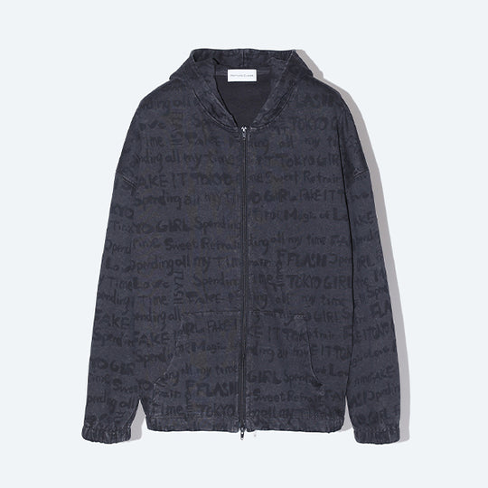 Inked Out Zip Up Hoodie