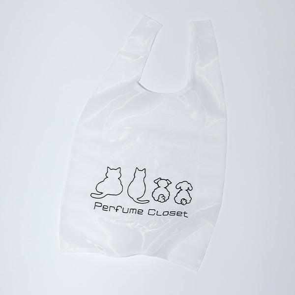 naotte × Perfume Closet Sheer Bag /White naotte × Perfume Closet