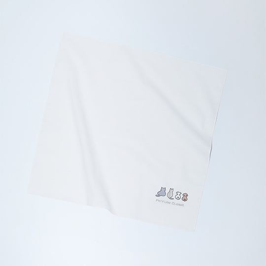 naotte × Perfume Closet Handkerchief /Gray