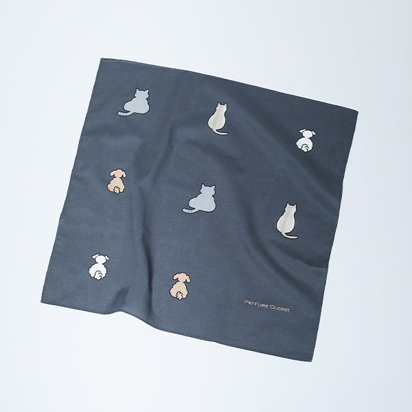 naotte × Perfume Closet Handkerchief /White