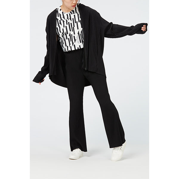 Pleats Blouson / Beige