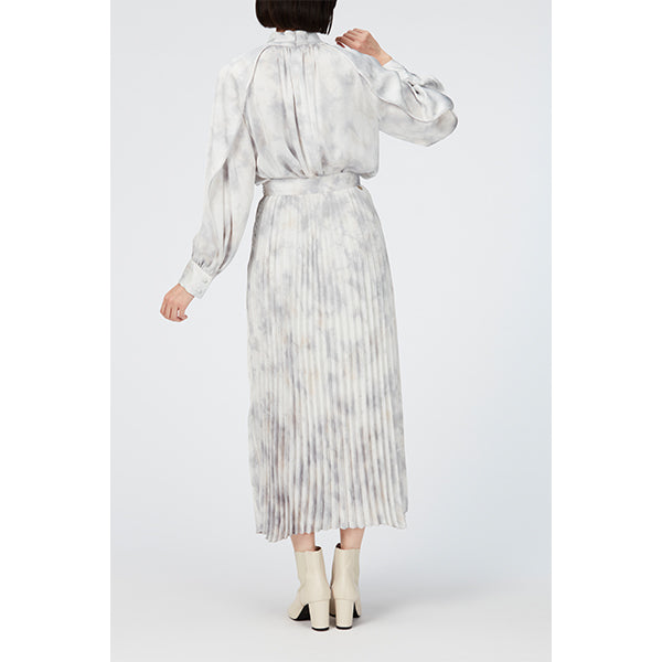 Pleats Skirt / Inspired by Flow / Gray
