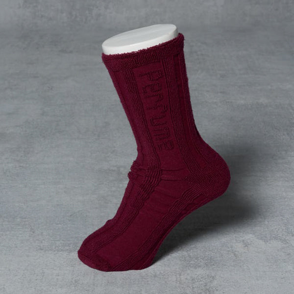 PILE LOGO SOCKS/Navy