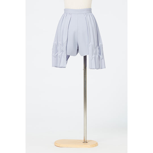 Layered  Pleats Short Pants / Inspired by Future Pop