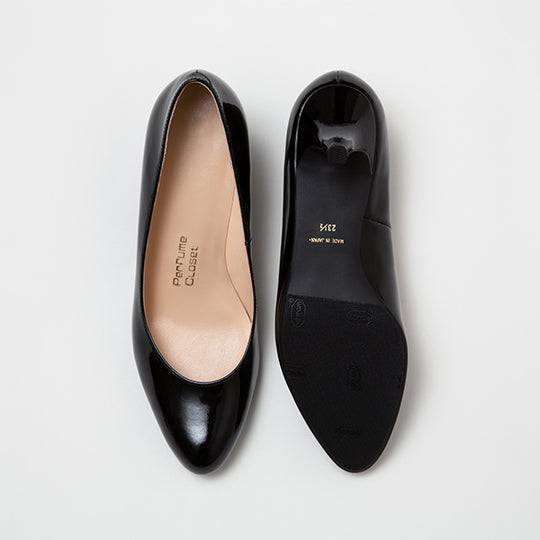 Perfume Dance Heel 6cm/ブラックエナメル