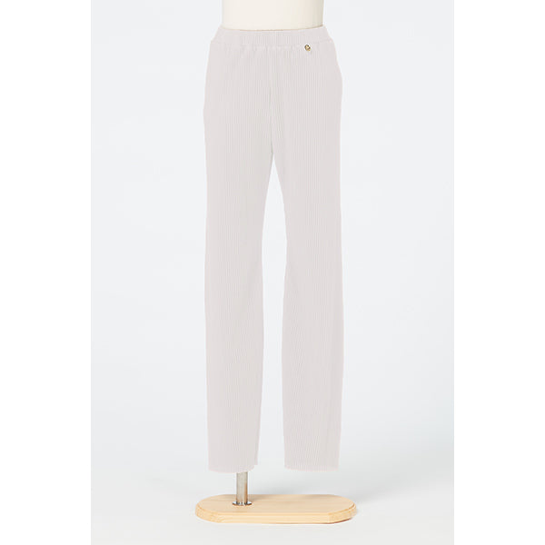 Pleats Pants (Lady's Straight) / Black