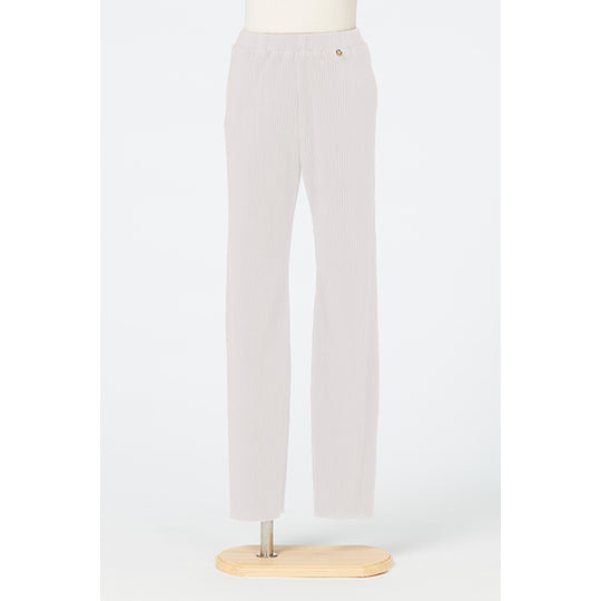 Pleats Pants (Lady's Straight) / Black