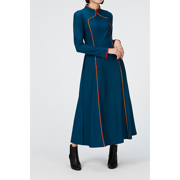 High Neck Long Dress (Jersey)/ Inspired by Cling Cling