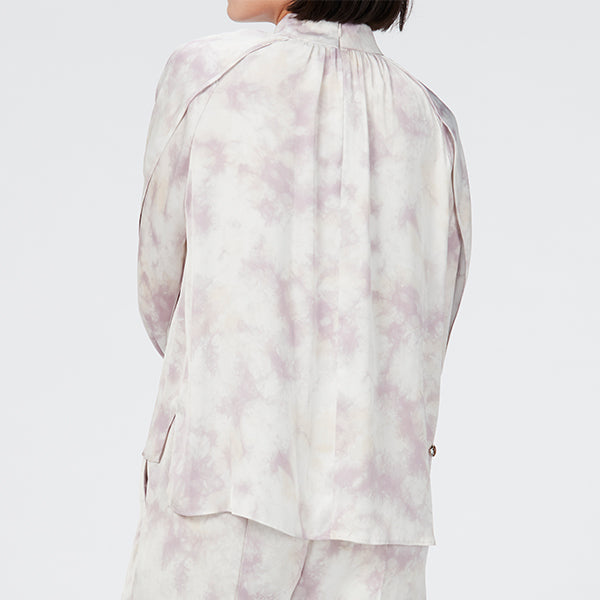 Layered Sleeve Blouse / Inspired by Flow / Pink