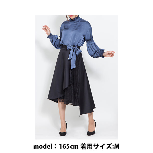 2WAY LACE PLEAT SKIRT
