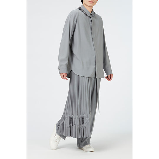 Layered  Pleats Pants / Inspired by Future Pop