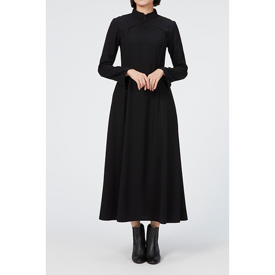 High Neck Long Dress / Inspired by Cling Cling