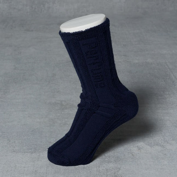PILE LOGO SOCKS/Navy