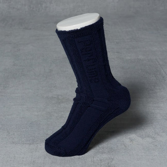 PILE LOGO SOCKS/Navy