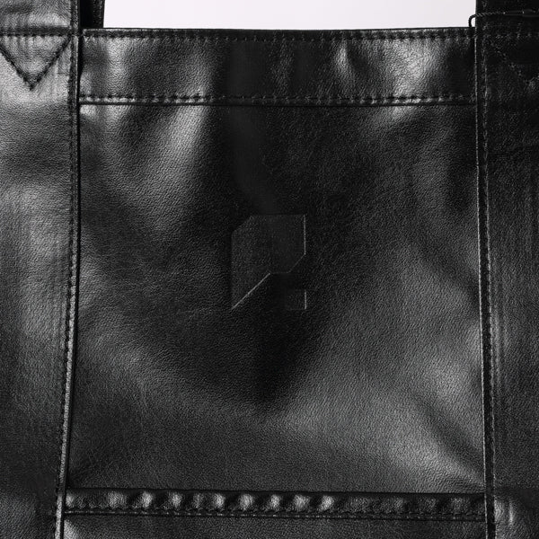 FAKE LEATHER TOTE　BAG