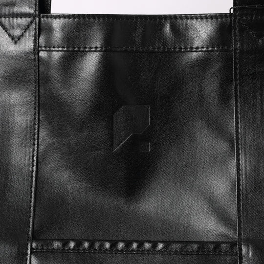 FAKE LEATHER TOTE　BAG