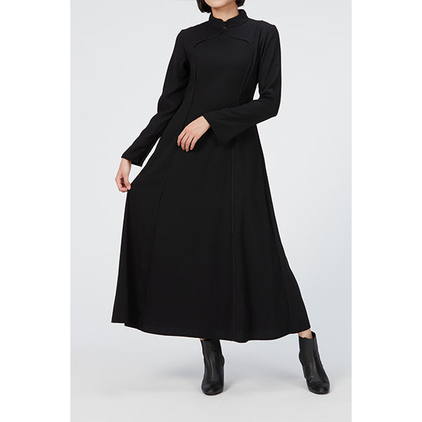 High Neck Long Dress / Inspired by Cling Cling