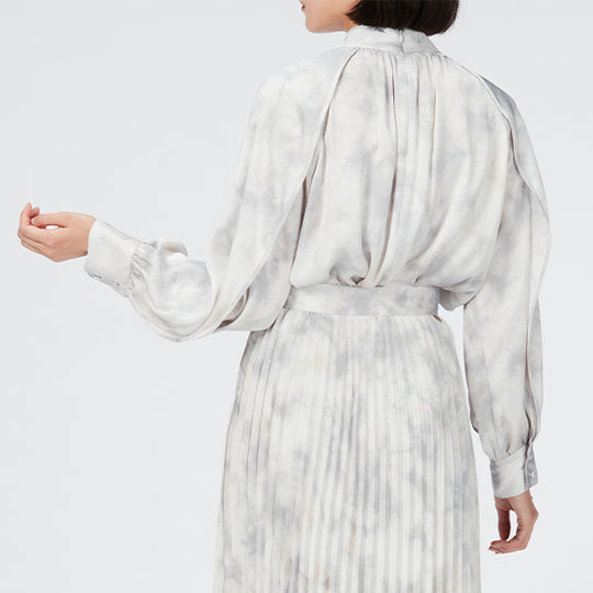 Layered Sleeve Blouse / Inspired by Flow / Gray